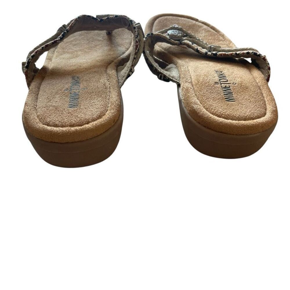 Minnetonka Silverthorne 360 Southwest Flip Flop Sandals Women’s Size 9  5909288 - Picture 4 of 5